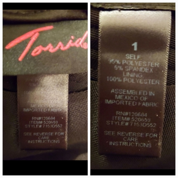 Vintage Torrid Strappy Back Zip Bandage Bodycon Dress In Black - Picture 13 of 16